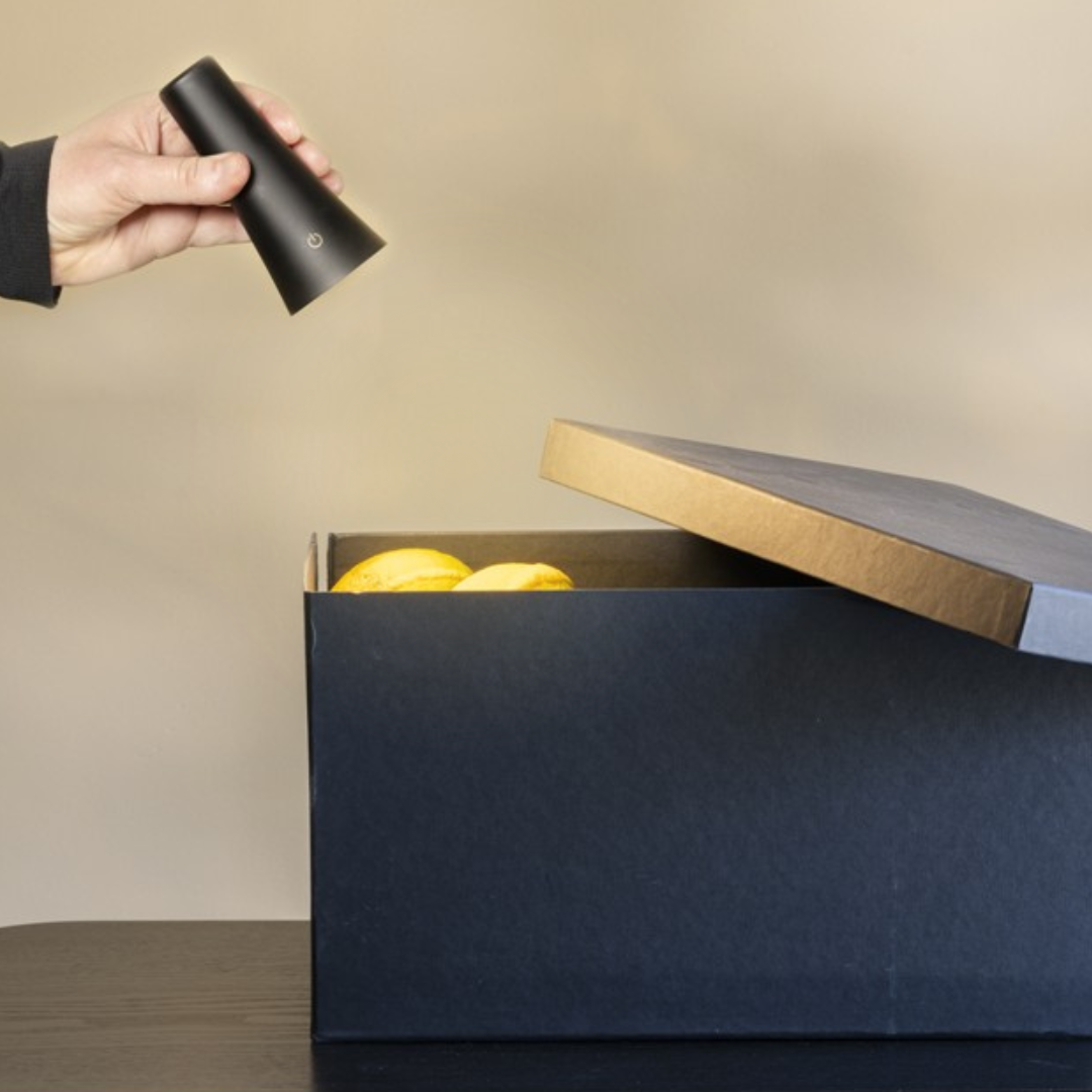 Multifunktionell Bordslampa Svart