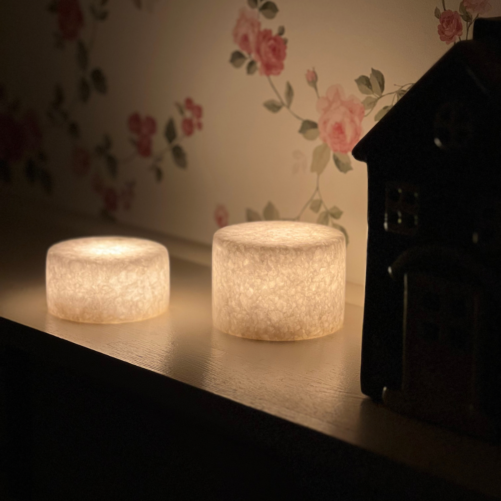 julbelysning, vinterbelysning, jullampa, jul lampa, marmor lampa, marmorlampa, kvällslampa,