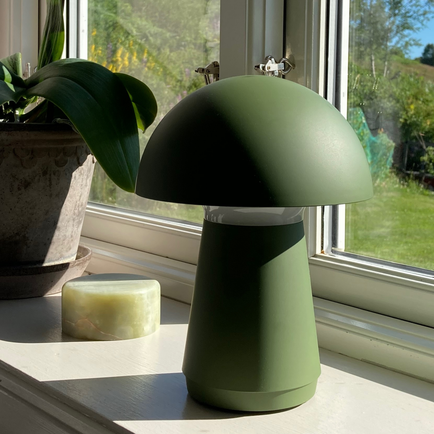 fönsterlampa, trådlös bordslampa, svamplampor, snygg bordslampa, trådlösa fönsterlampor, mysbelysning, mysig fönsterbelysning, mysig lampa,