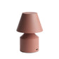 röd bordslampa, röd lampa, mysig bordslampa, bordsbelysning, trådlös bordsbelysning,