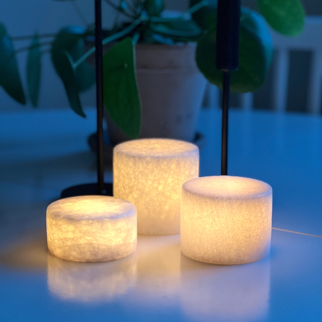 köksbelysning, kökslampa, marmorbelysning, marmorstenar, lysande marmor, lysande marmorstenar, mysig kvällsbelysning, mysig nattlampa,