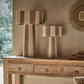 Bordslampa Beige/Natur