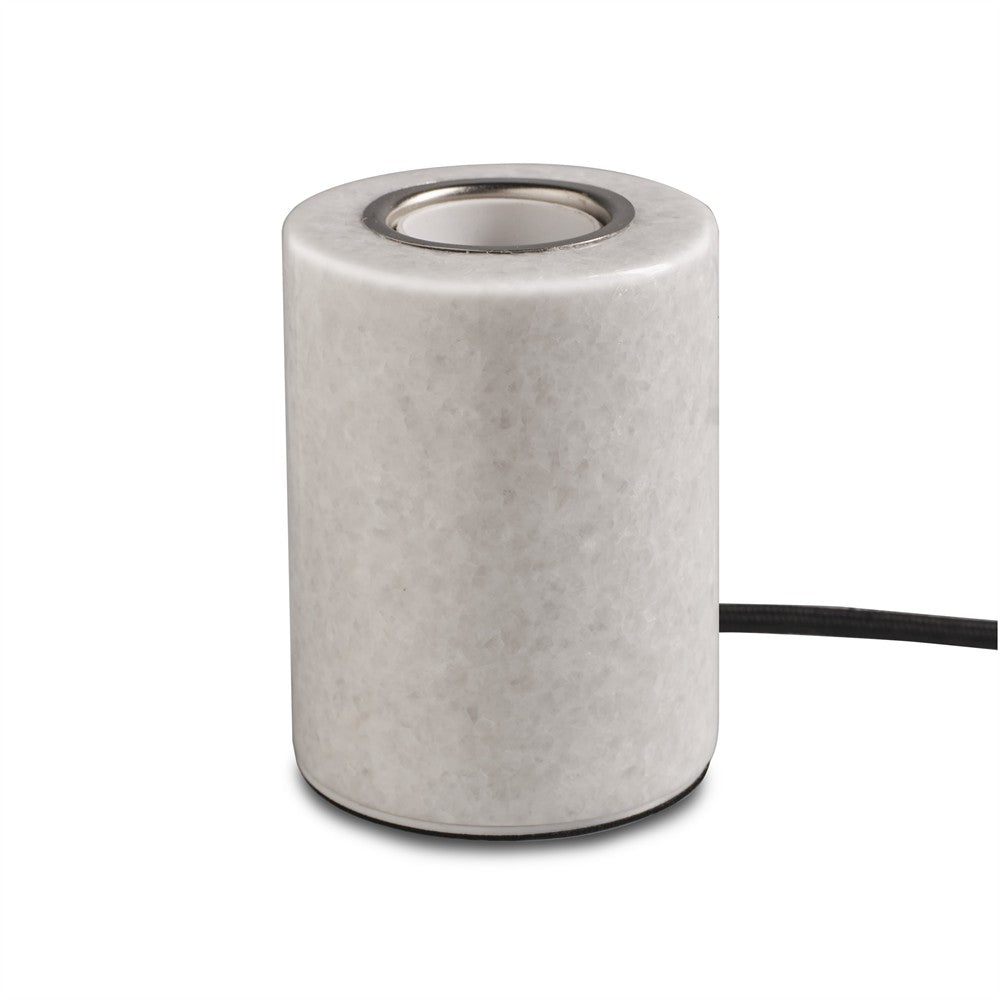 Klar Vit Marmor Bordslampa
